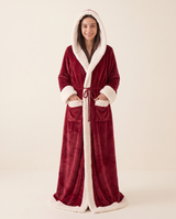 CozyPlaid Rouge – peignoir plaid chauffant