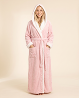 CozyPlaid Rose – peignoir plaid chauffant